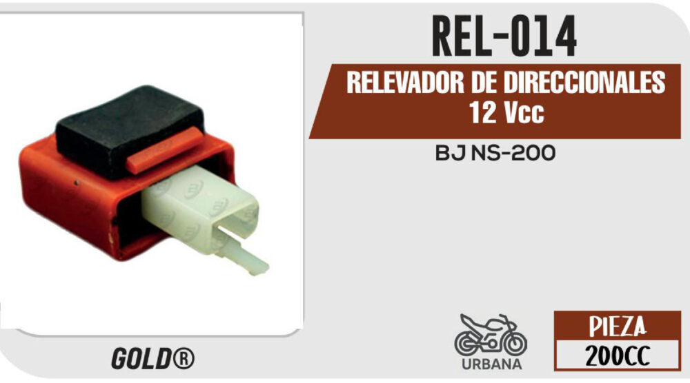 RELEVADOR DE DIRECCIONALES DESTELLADOR CUADRADO 12Vcc