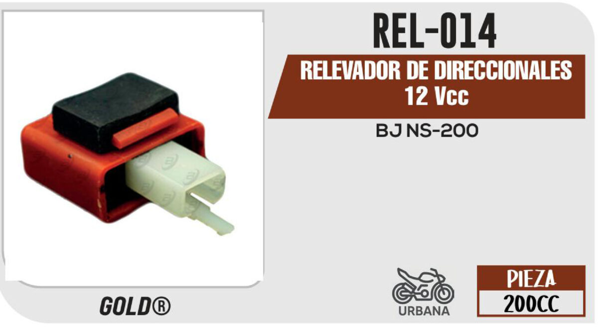 RELEVADOR DE DIRECCIONALES DESTELLADOR CUADRADO 12Vcc