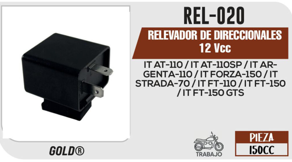 RELEVADOR DE DIRECCIONALES 12Vcc