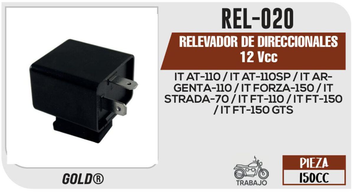 RELEVADOR DE DIRECCIONALES 12Vcc