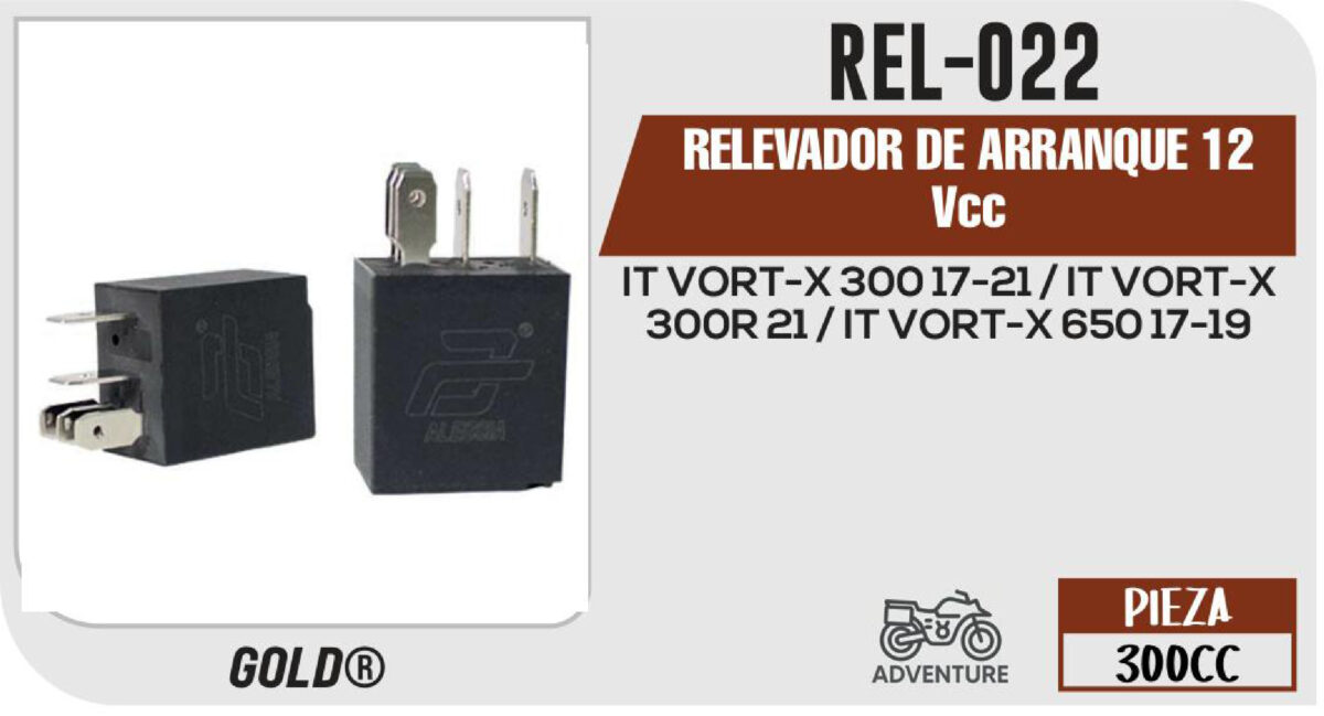 RELEVADOR DE ARRANQUE 12Vcc