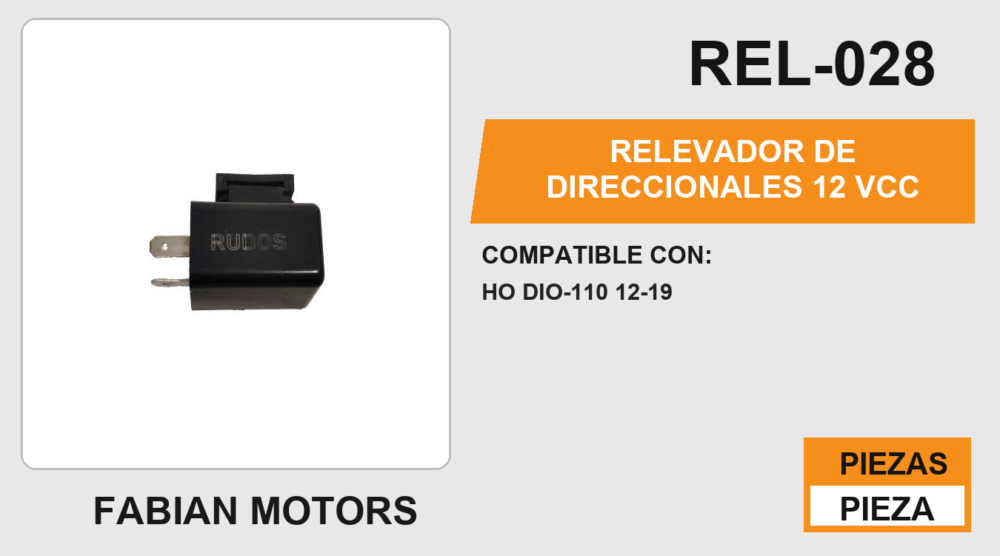RELEVADOR DE DIRECCIONALES 12 Vcc