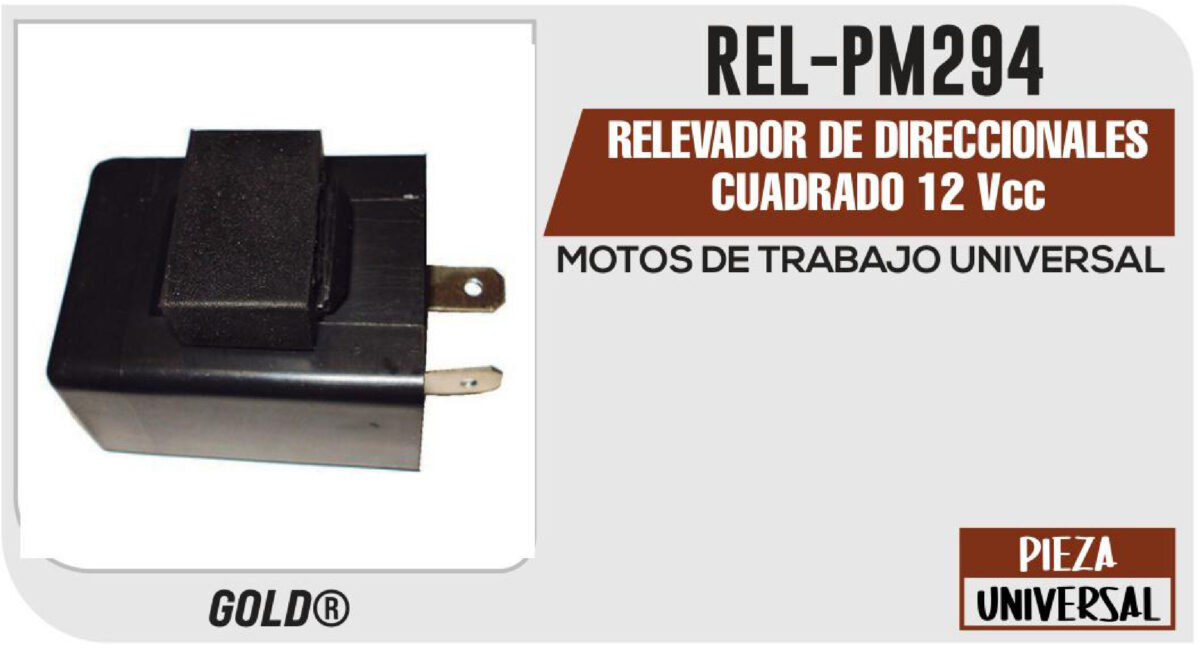 RELEVADOR DE DIRECCIONALES DESTELLADOR CUADRADO 12Vcc