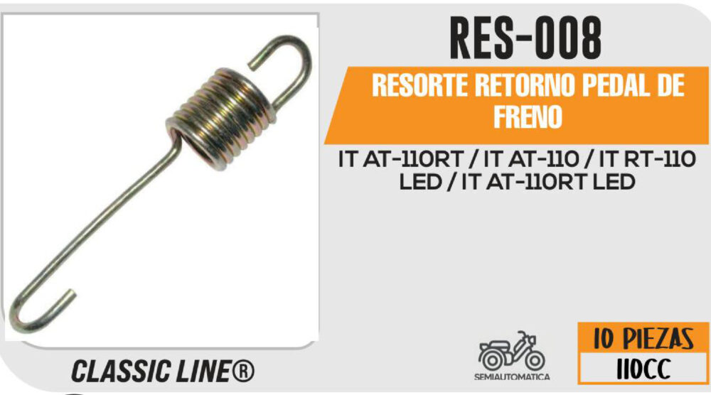 RESORTE RETORNO PEDAL DE FRENO