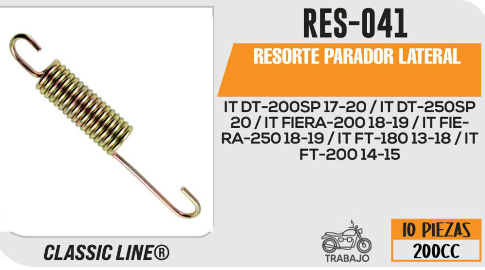 RESORTE PARADOR LATERAL