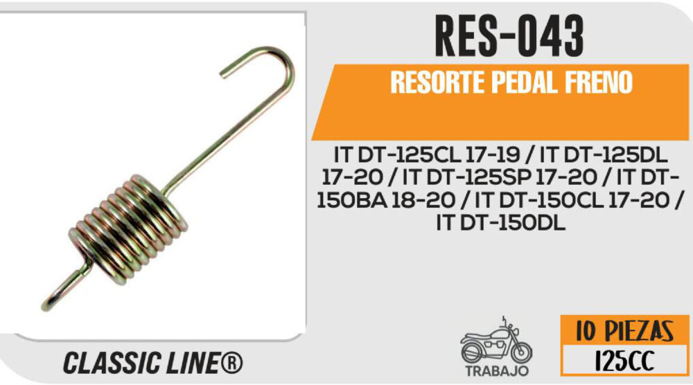 RESORTE PEDAL FRENO