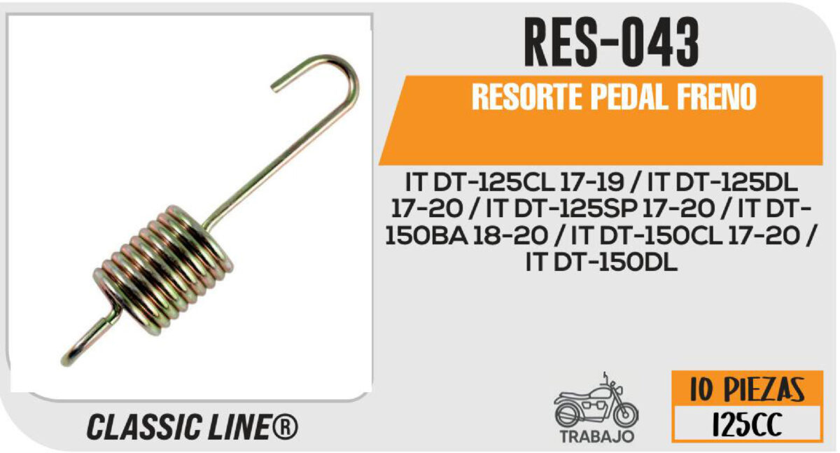 RESORTE PEDAL FRENO