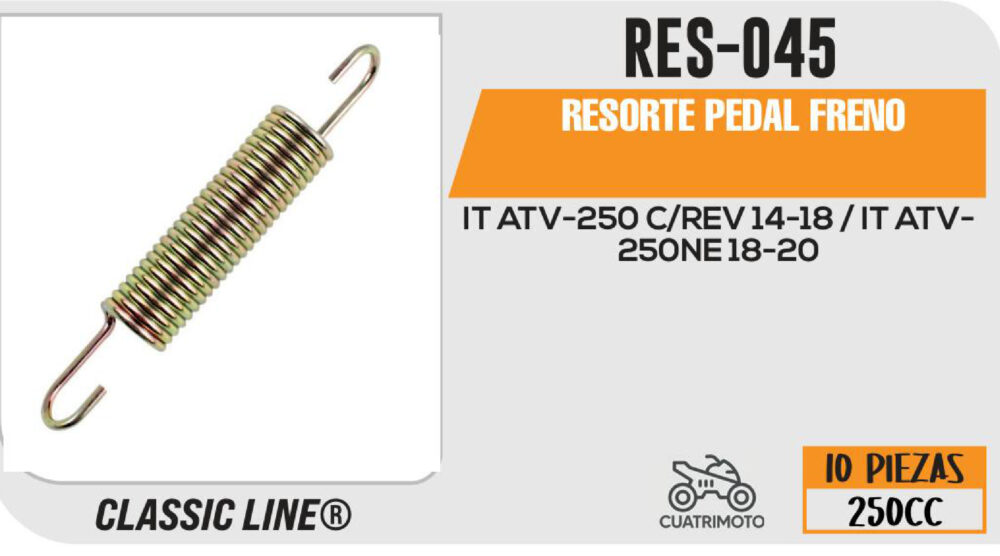 RESORTE PEDAL FRENO