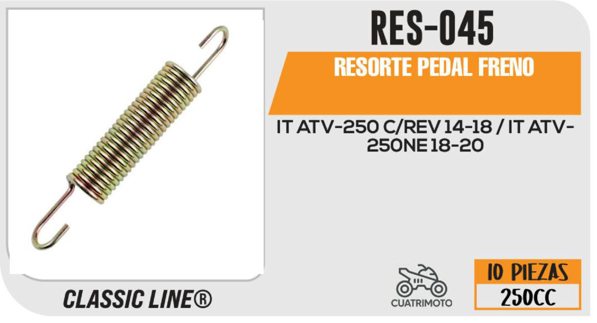RESORTE PEDAL FRENO