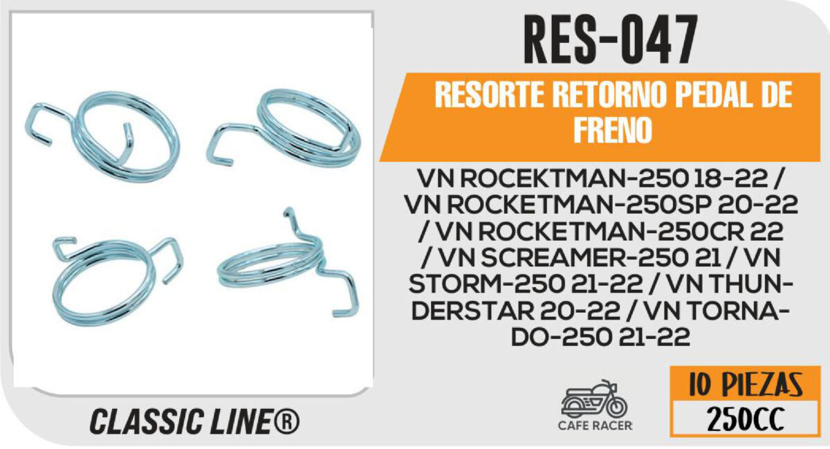 RESORTE RETORNO PEDAL DE FRENO