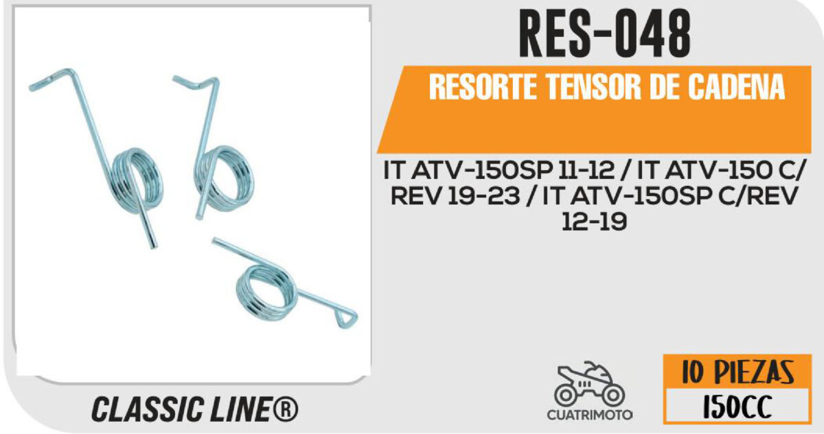 RESORTE TENSOR DE CADENA
