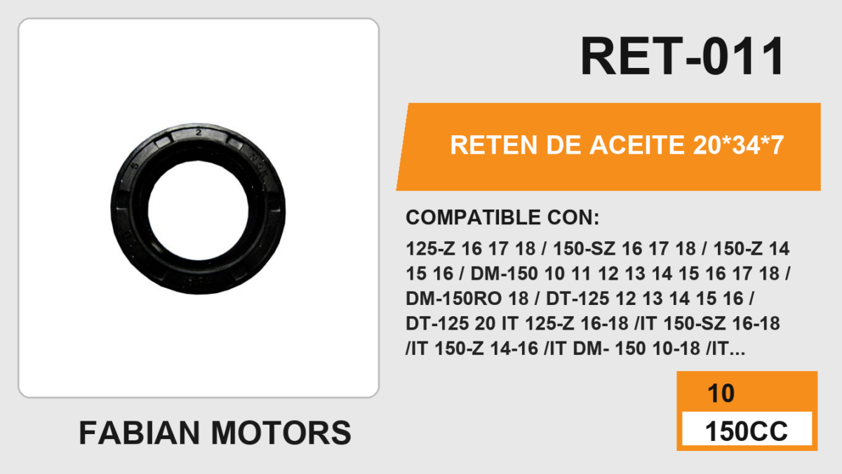 RETEN DE ACEITE 20*34*7