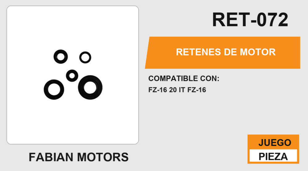 RETENES DE MOTOR
