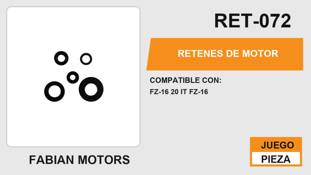 RETENES DE MOTOR
