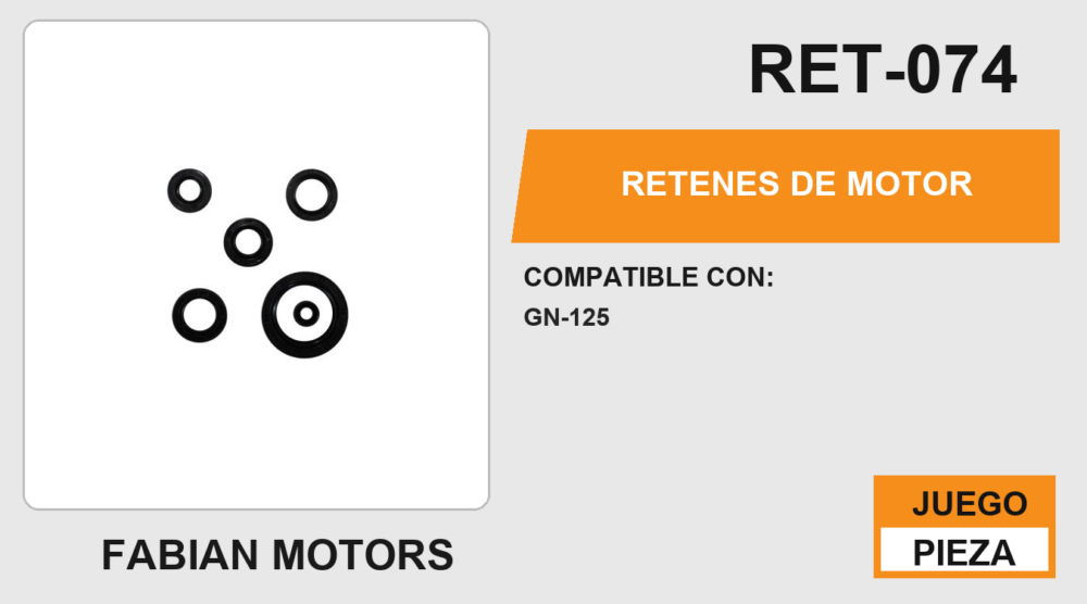 RETENES DE MOTOR