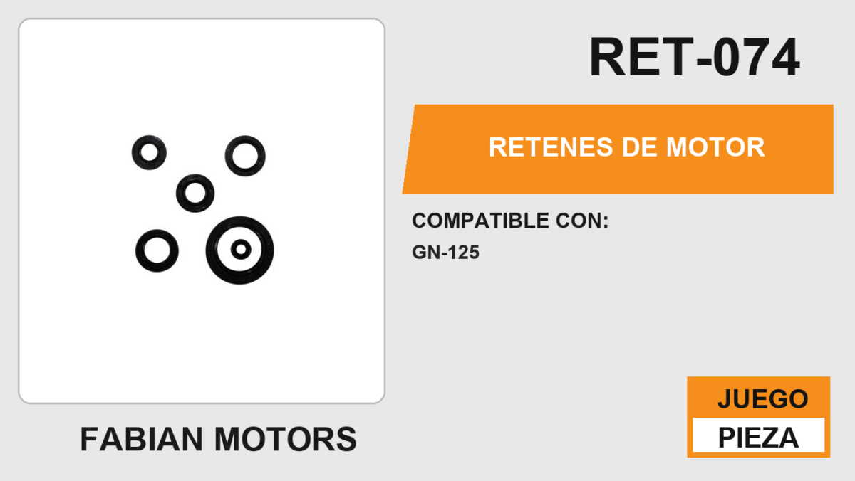 RETENES DE MOTOR