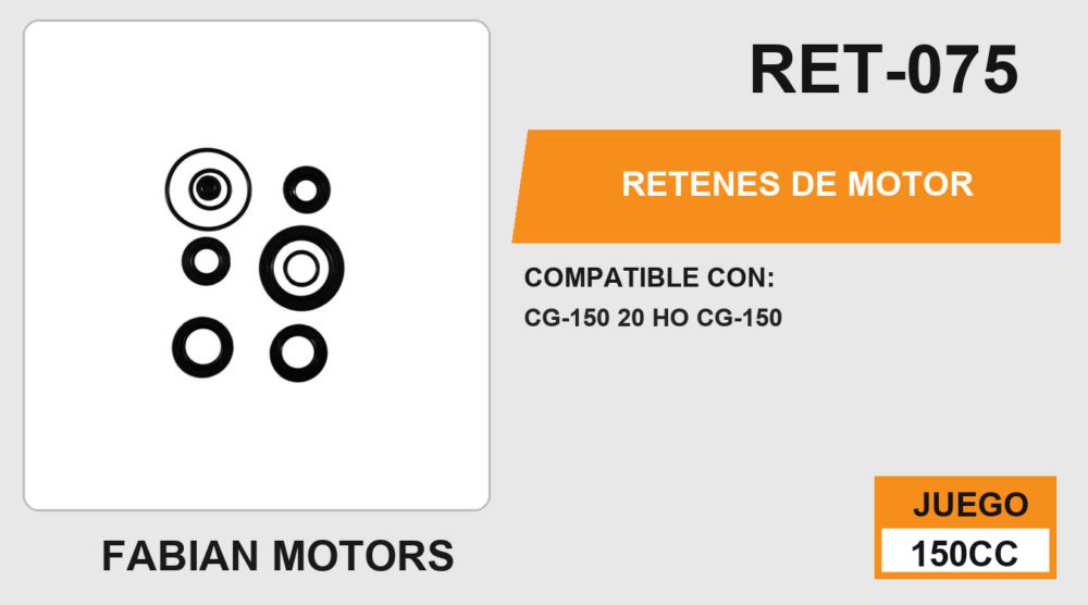 RETENES DE MOTOR