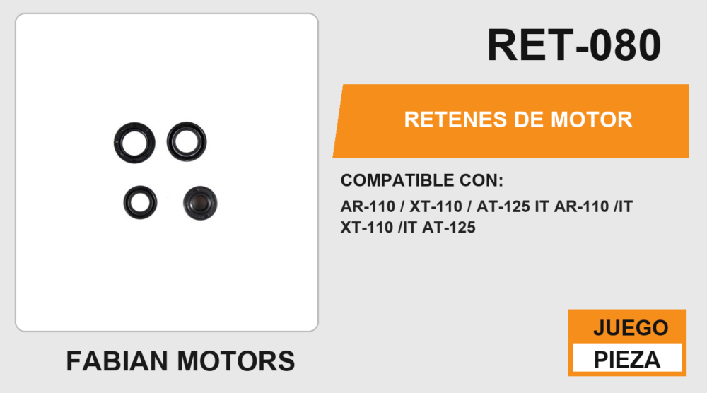 RETENES DE MOTOR