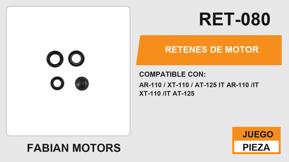 RETENES DE MOTOR