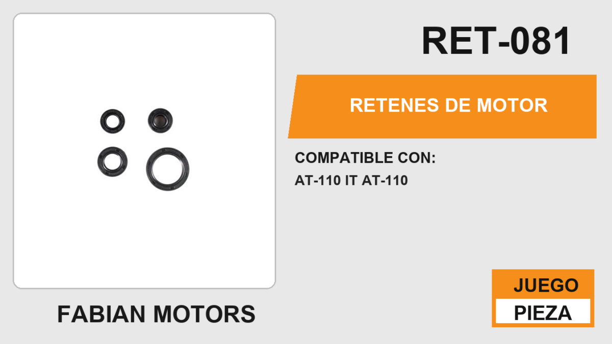 RETENES DE MOTOR