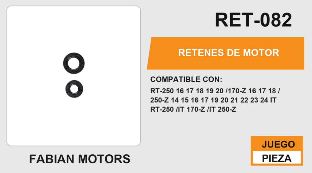 RETENES DE MOTOR