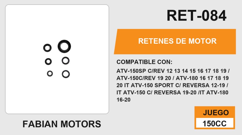 RETENES DE MOTOR