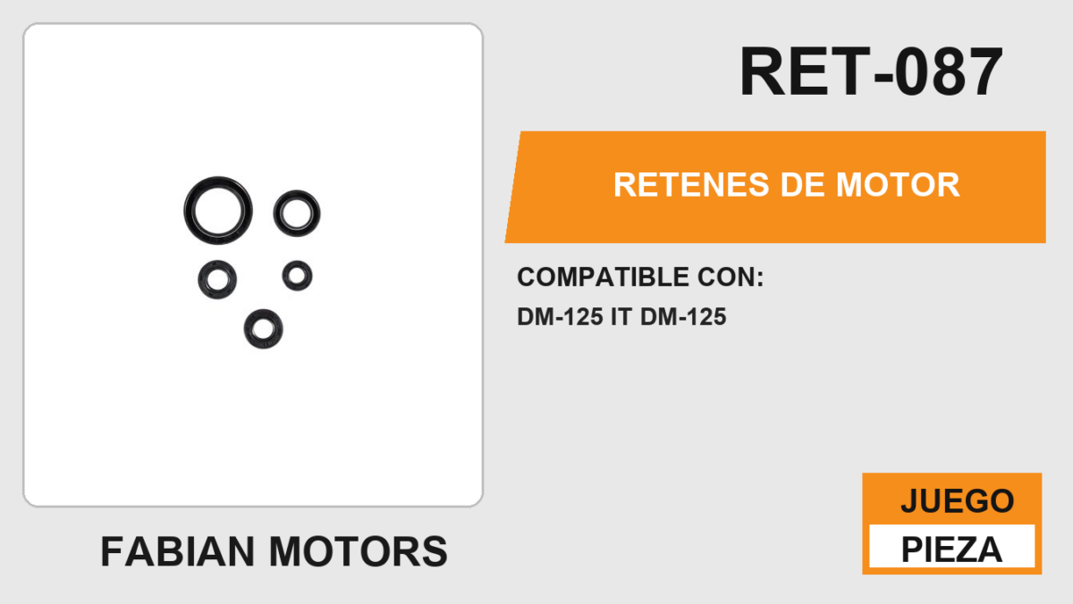 RETENES DE MOTOR