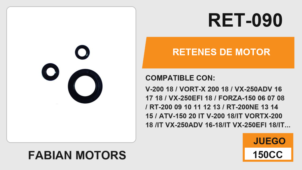 RETENES DE MOTOR