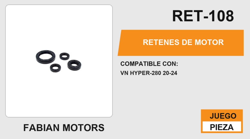 RETENES DE MOTOR