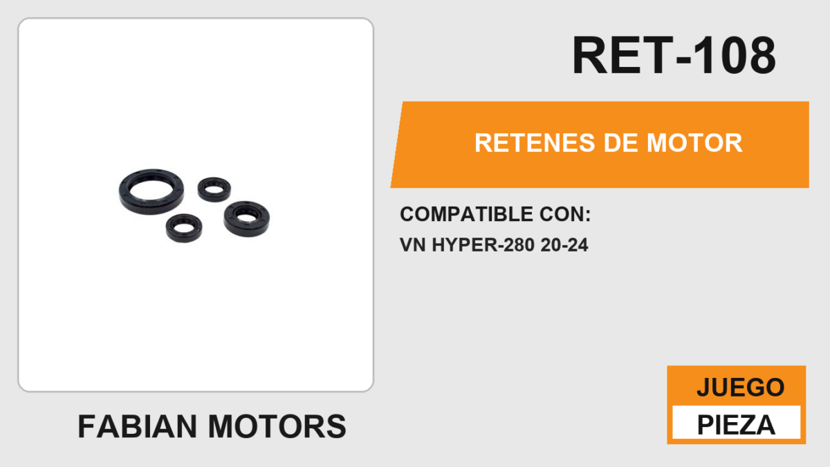 RETENES DE MOTOR