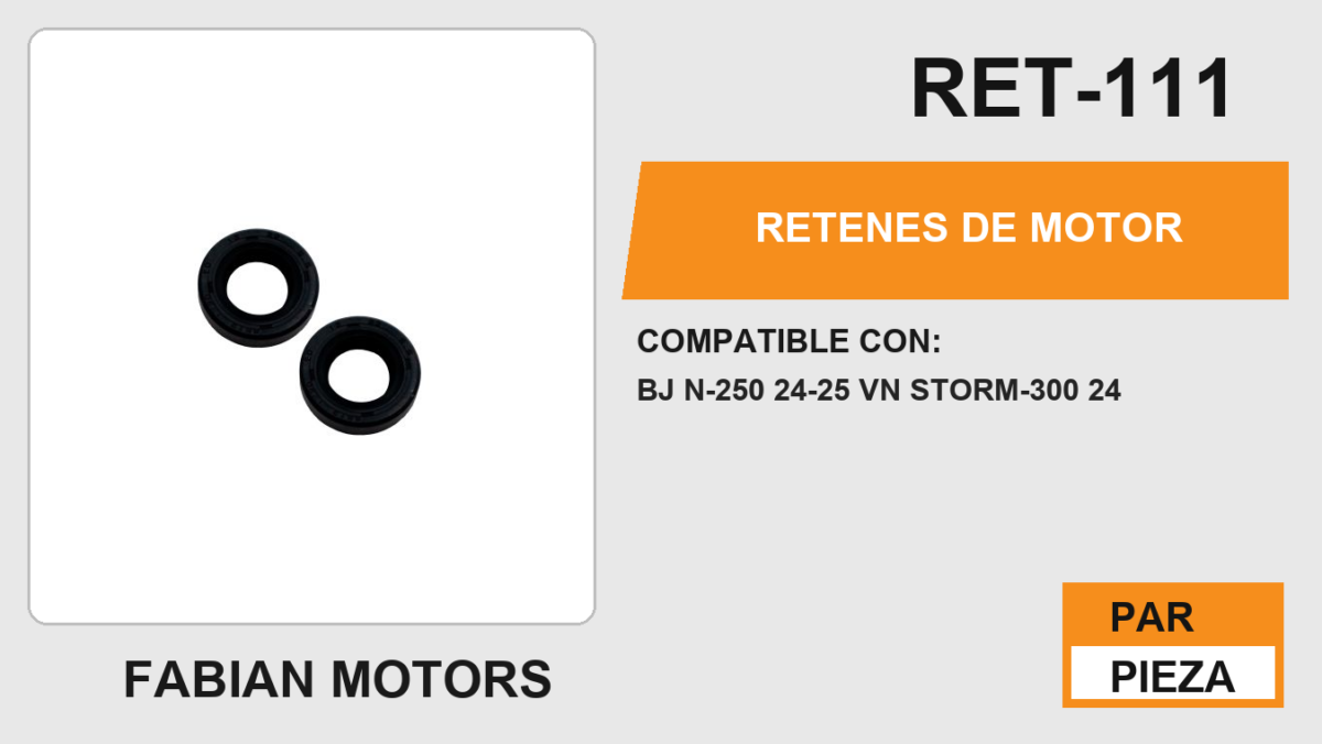 RETENES DE MOTOR