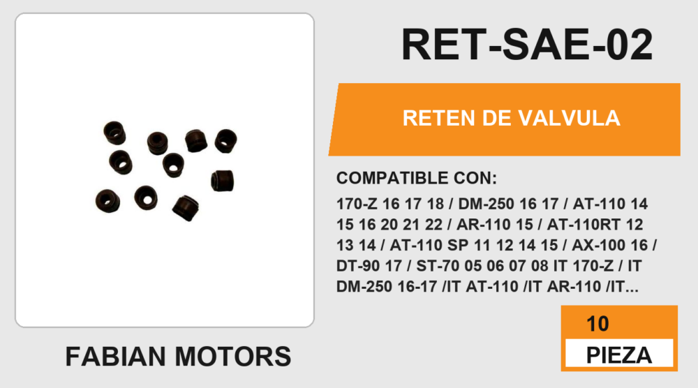 RETEN DE VALVULA