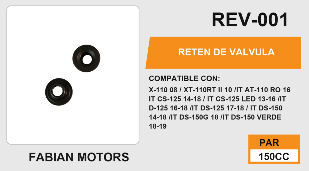 RETEN DE VALVULA