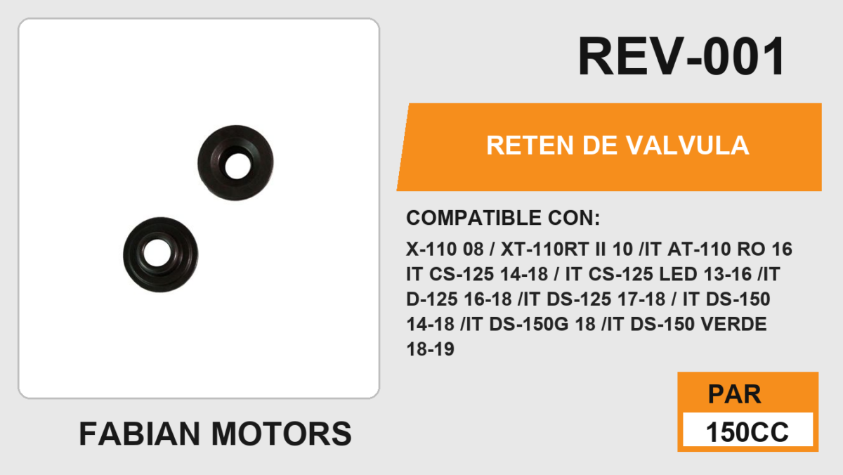 RETEN DE VALVULA