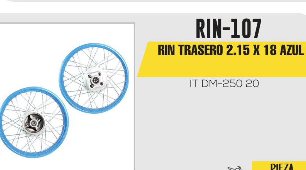 RIN TRASERO 2.15 X 18 AZUL