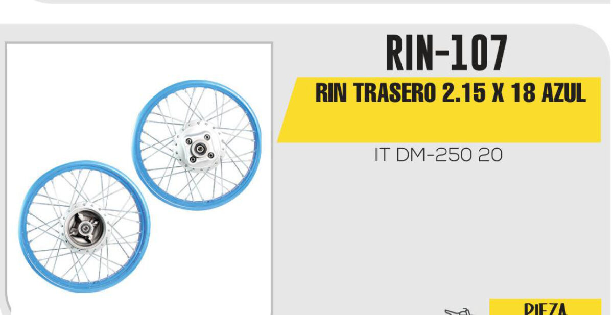 RIN TRASERO 2.15 X 18 AZUL