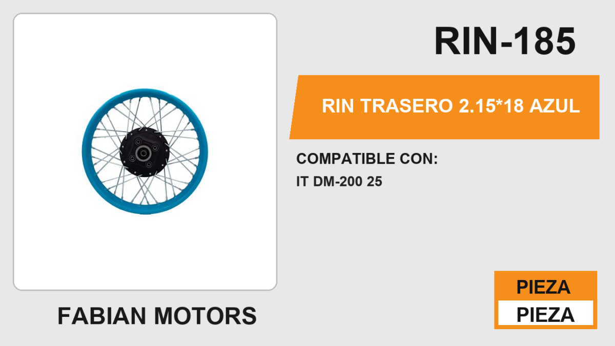 RIN TRASERO 2.15*18 AZUL