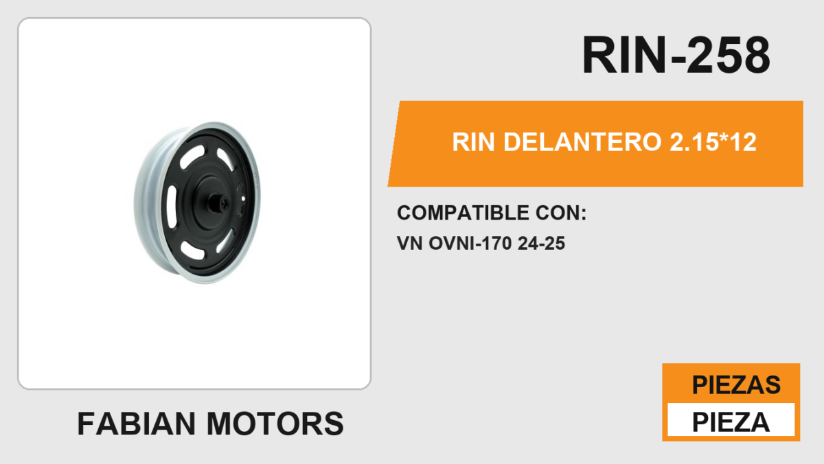 RIN DELANTERO 2.15*12