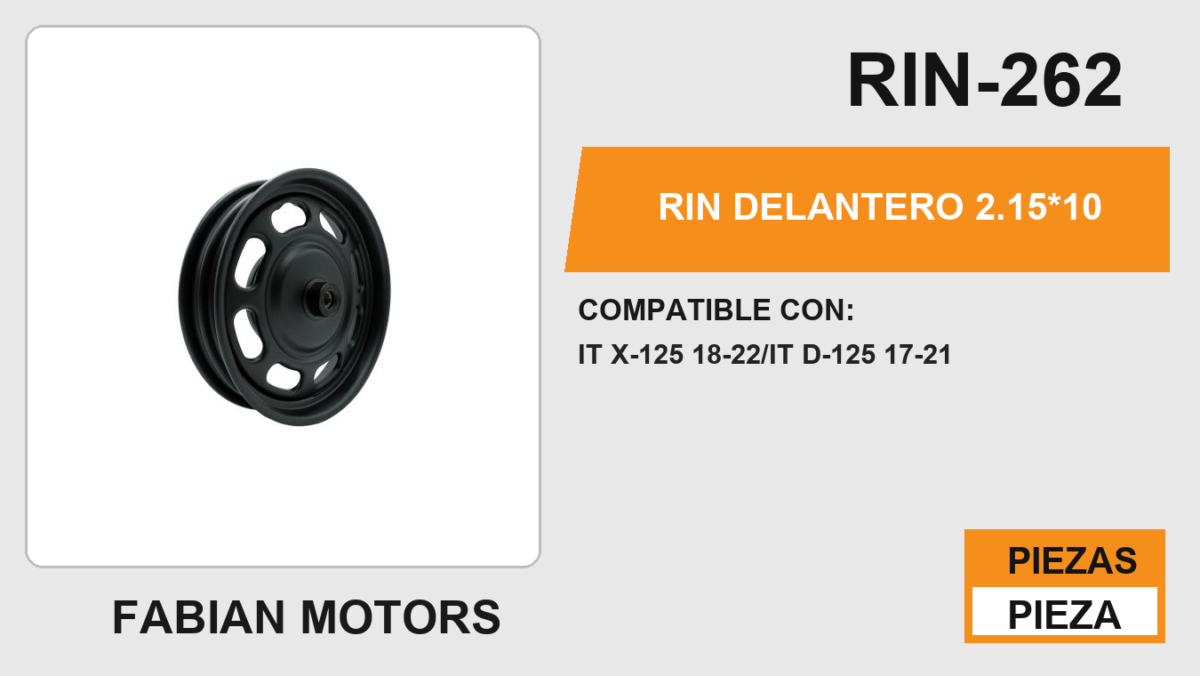 RIN DELANTERO 2.15*10
