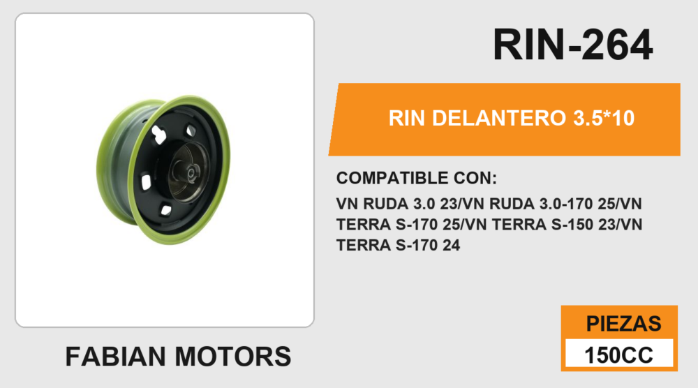 RIN DELANTERO 3.5*10