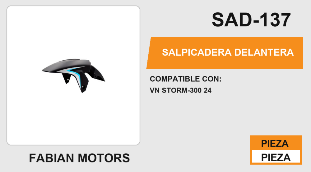 SALPICADERA DELANTERA