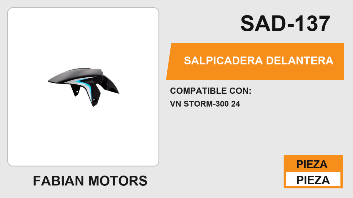 SALPICADERA DELANTERA