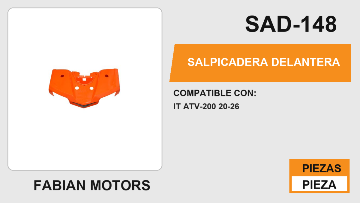 SALPICADERA DELANTERA