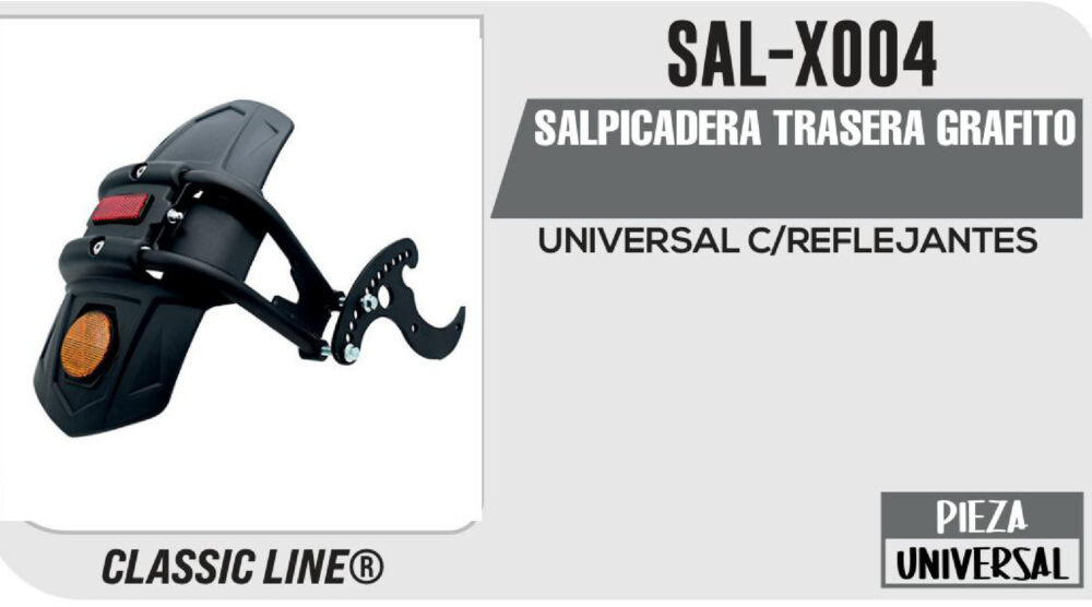 SALPICADERA TRASERA GRAFITO
