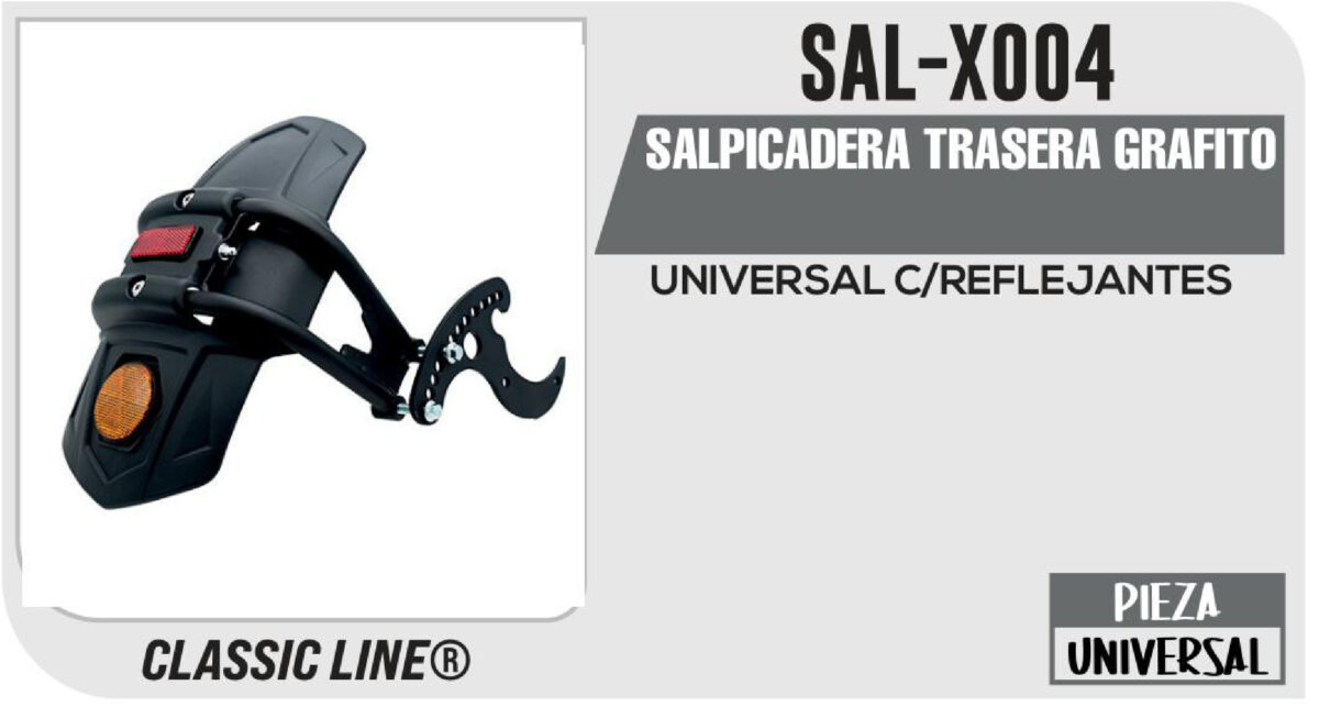 SALPICADERA TRASERA GRAFITO