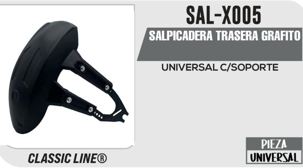 SALPICADERA TRASERA GRAFITO