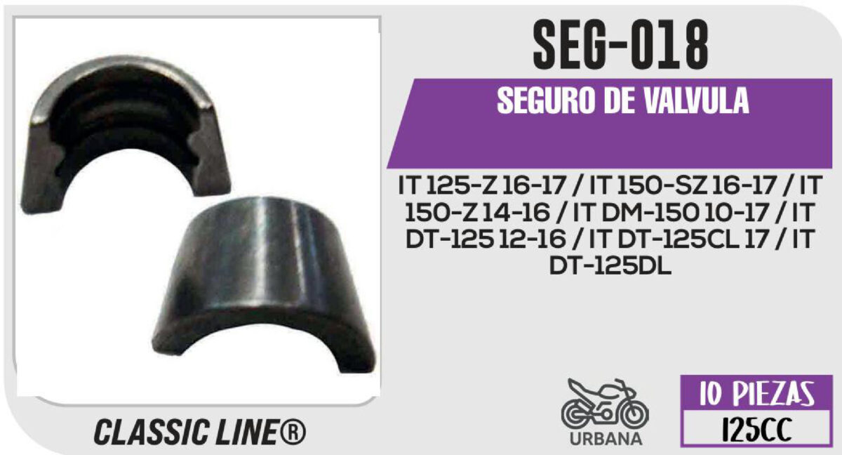 SEGURO DE VALVULA