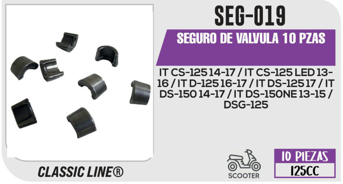 SEGURO DE VALVULA