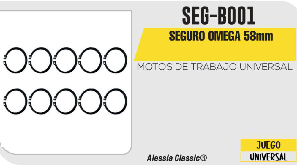 SEGURO OMEGA 58mm