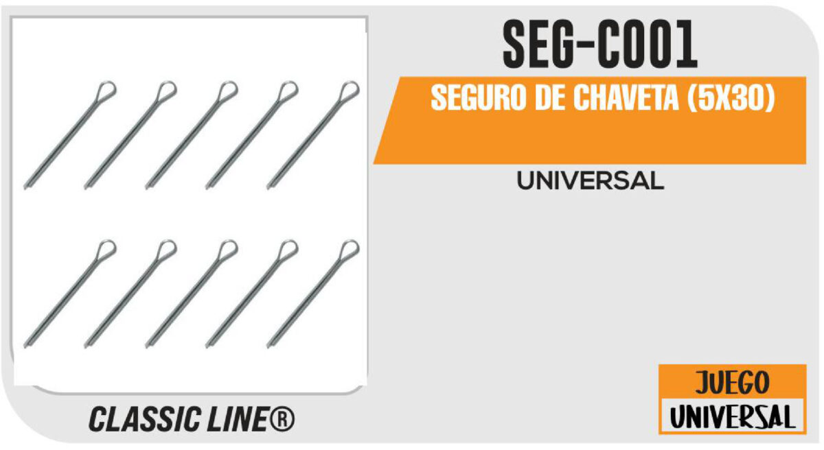 SEGURO DE CHAVETA
